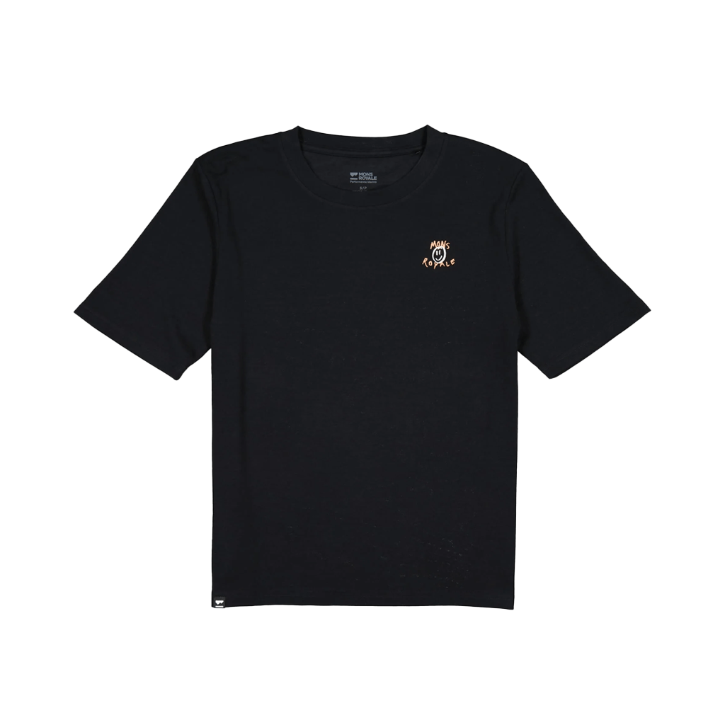 Jersey Mons Royale Womens Icon Merino SS Rad Things - Black - Genetik Sport