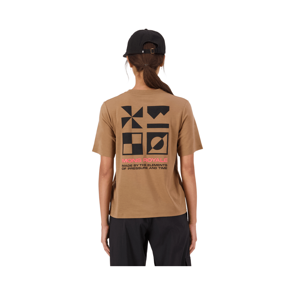 Jersey Mons Royale Womens Icon Merino SS - Toffee - Genetik Sport