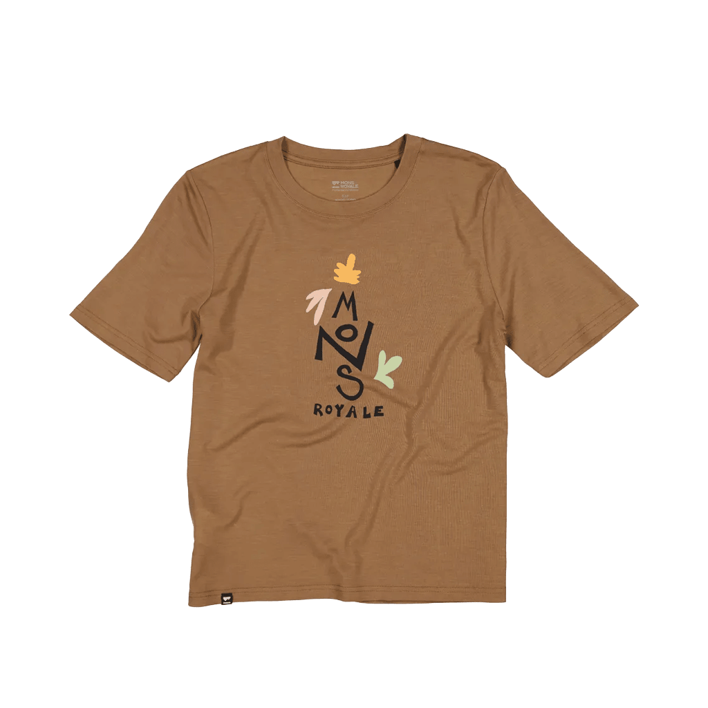 Jersey Mons Royale Womens Relaxed Tee Petal SS - Toffee - Genetik Sport
