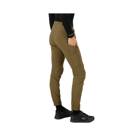 Pants Mons Royale Womens Diversion Merino Trail - Dark Olive - Genetik Sport