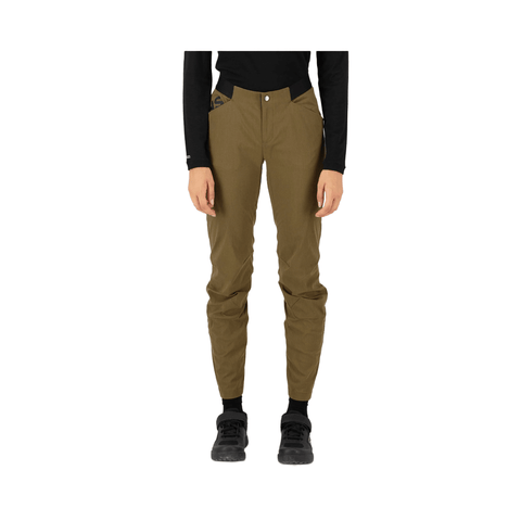 Pants Mons Royale Womens Diversion Merino Trail - Dark Olive - Genetik Sport