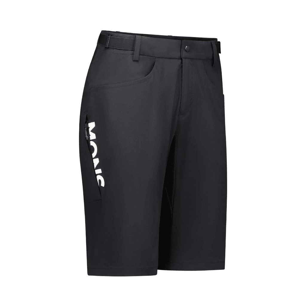 Shorts Mons Royale Mens Diversion Merino Trail Vert Lock Up - Black - Genetik Sport