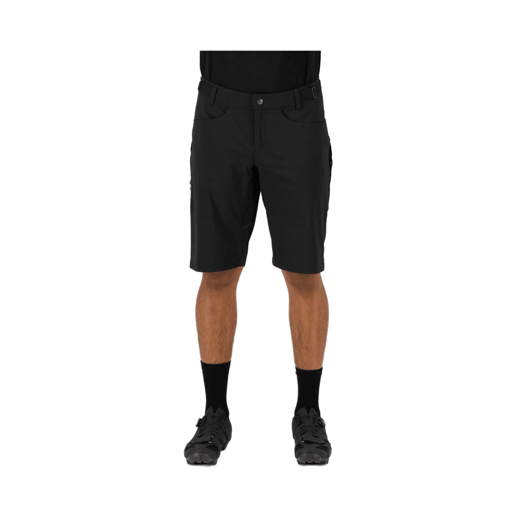 Shorts Mons Royale Mens Diversion Merino Trail Vert Lock Up - Black - Genetik Sport