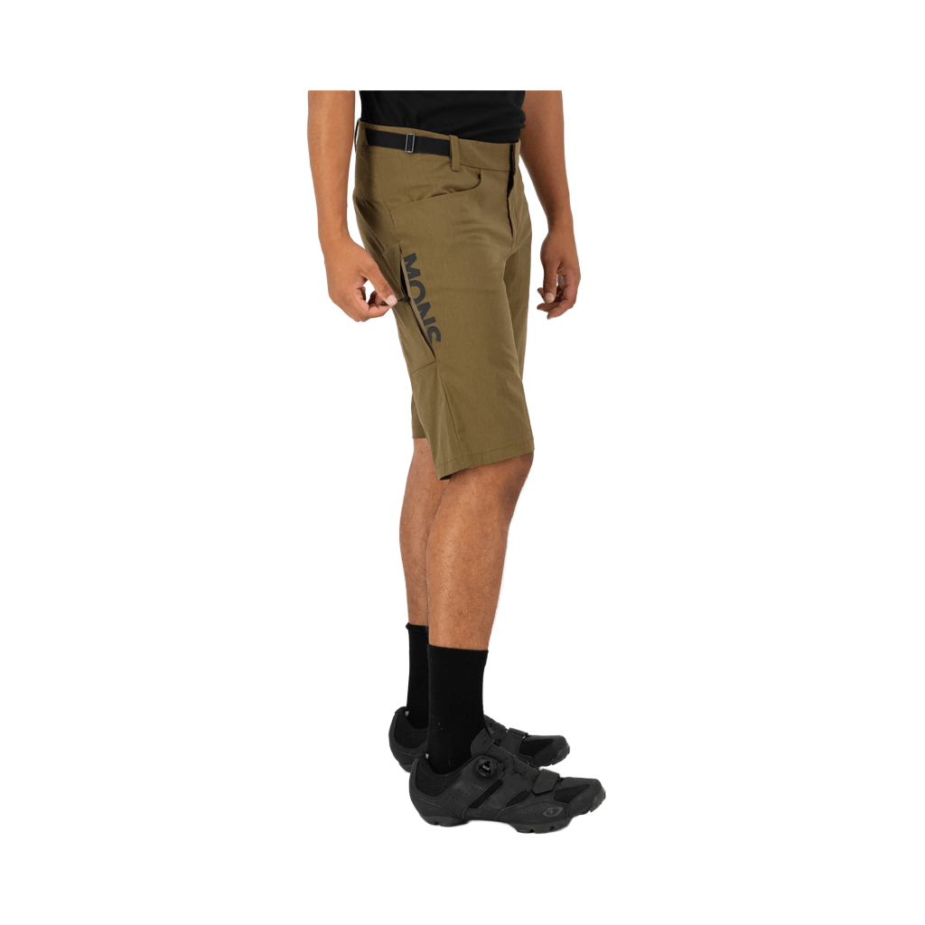 Shorts Mons Royale Mens Diversion Merino Trail Vert Lock Up - Dark Olive - Genetik Sport