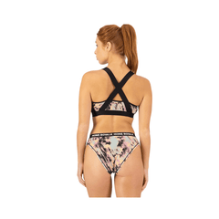 Sports Bra Mons Royale Stella Merino X - Back - Rad Things/Black - Genetik Sport