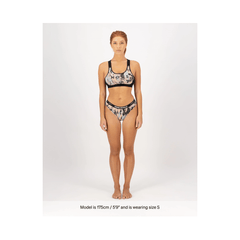 Sports Bra Mons Royale Stella Merino X - Back - Rad Things/Black - Genetik Sport