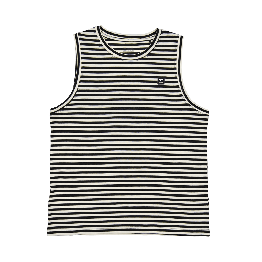 Tank Mons Royale Womens Icon Merino - Mr Stripe - Genetik Sport