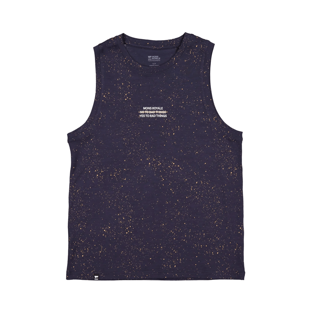 Tank Mons Royale Womens Icon Merino Yes 2 Rad - Cosmic - Genetik Sport