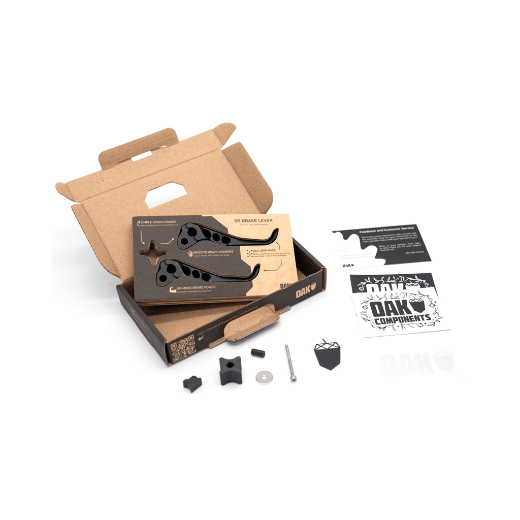 Brake Lever Blade Set Oak Components SR (SRAM) - Black - Genetik Sport