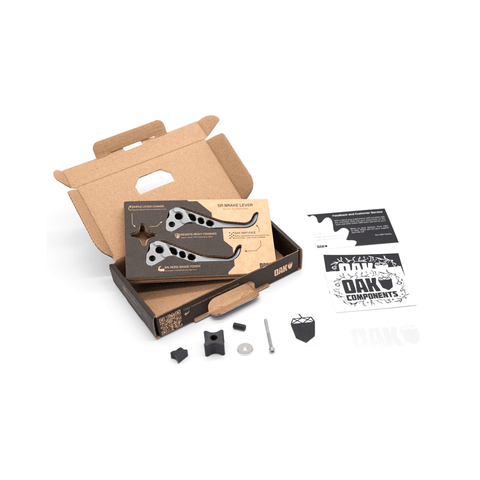 Brake Lever Blade Set Oak Components SR (SRAM) - Lunar Gray - Genetik Sport