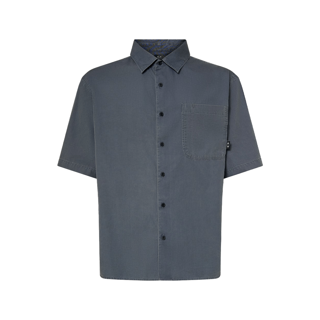 Shirt Oakley Poplin SS - Dark Slate - Genetik Sport