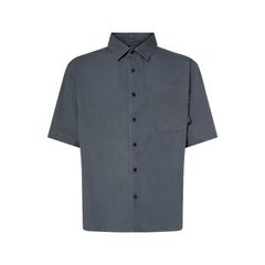 Shirt Oakley Poplin SS - Dark Slate - Genetik Sport