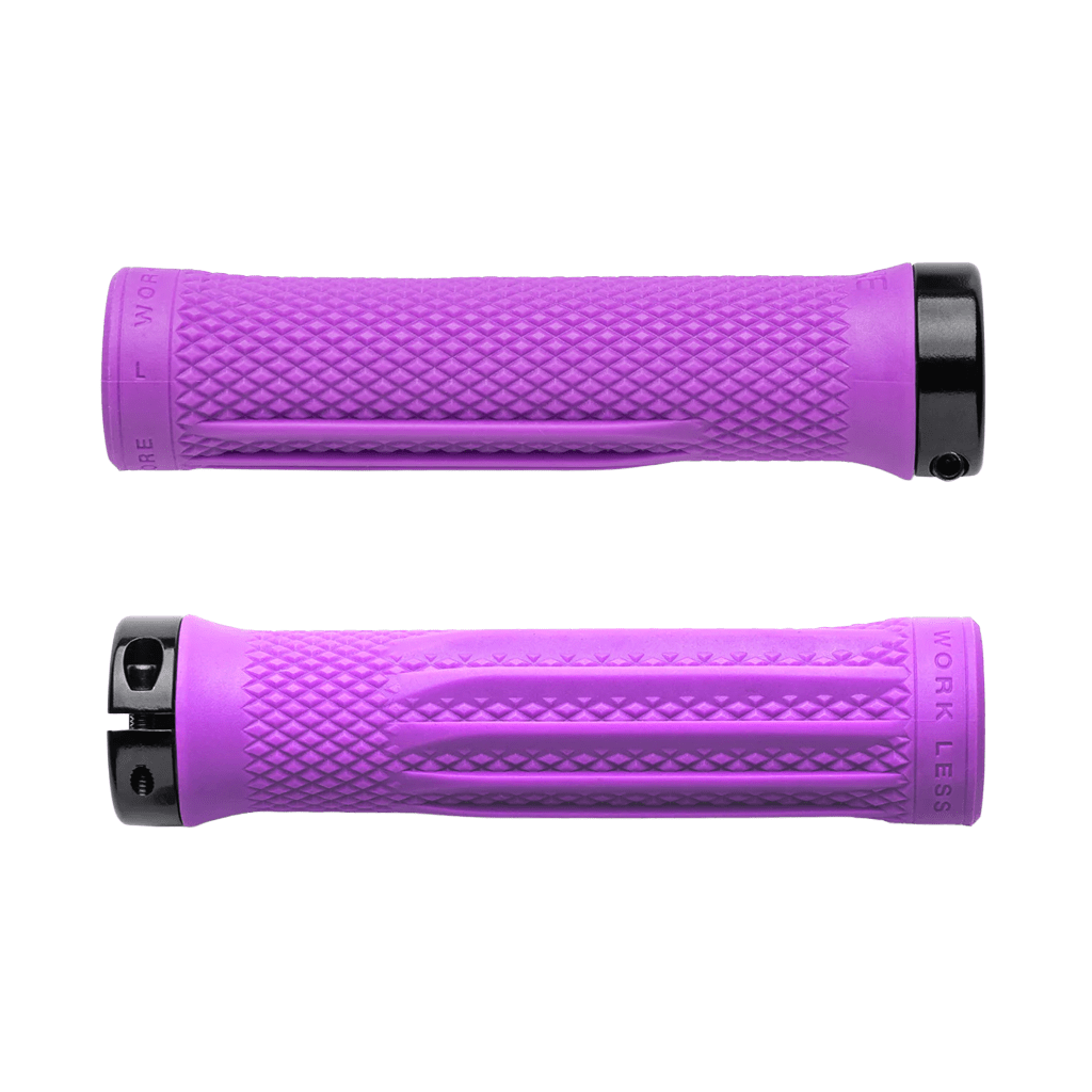 Grips OneUp Components Lock - On - Purple - Genetik Sport
