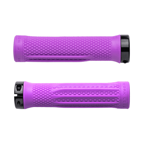 Grips OneUp Components Lock - On - Purple - Genetik Sport