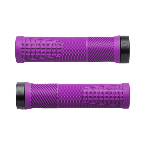 Grips OneUp Components Lock - On - Purple Thin - Genetik Sport