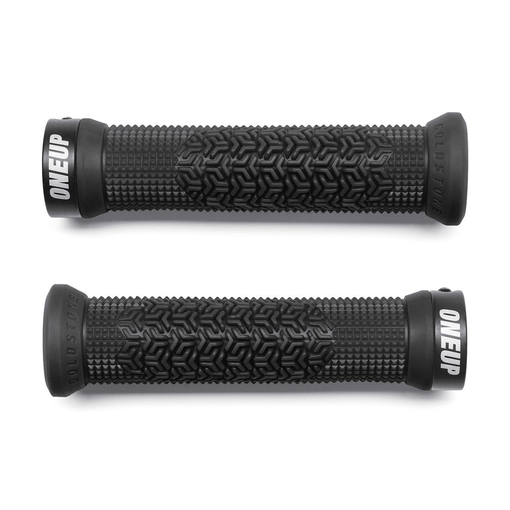 Grips OneUp Lock - On Jackson Goldstone Signature - Black - Genetik Sport