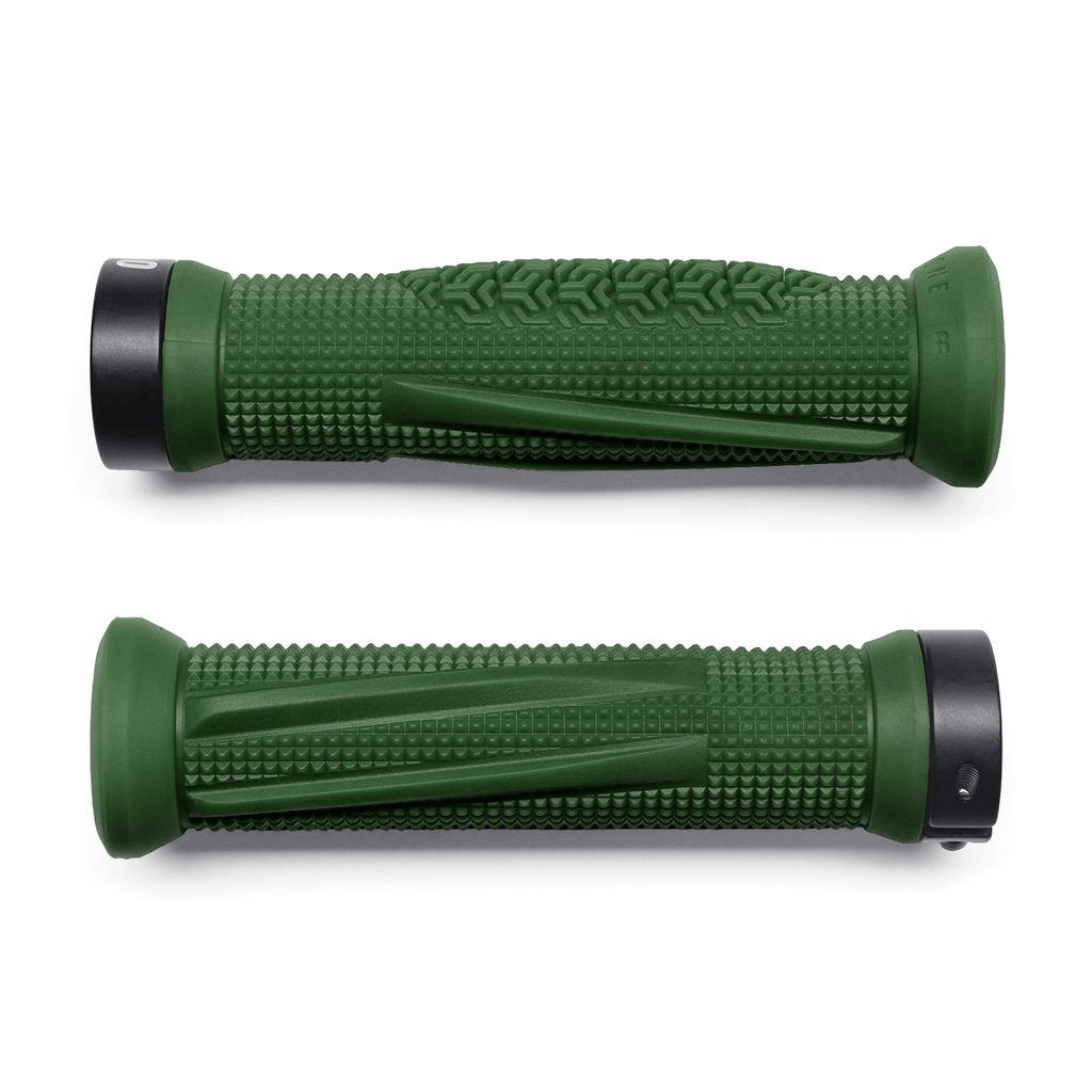 Grips OneUp Lock - On Jackson Goldstone Signature - Dark Green - Genetik Sport