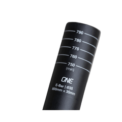 Handlebar OneUp Components Carbon E - Bar 800mm Wide 35mm Diameter 35mm Rise - Genetik Sport