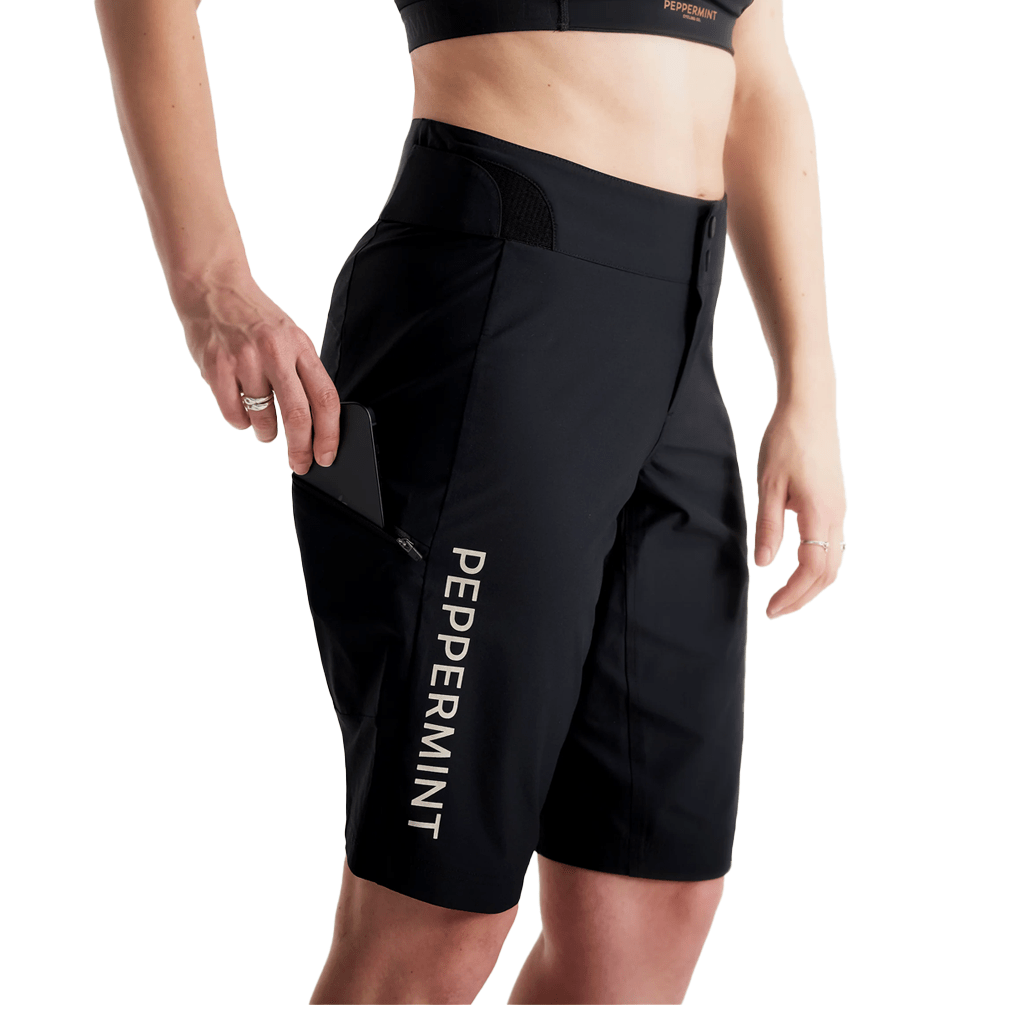 Shorts Peppermint Signature Tech - Black - Genetik Sport