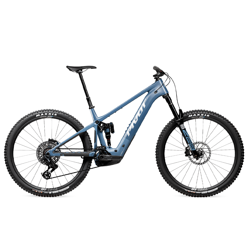 E - Bike Pivot Shuttle AM Pro X0 AXS - Blue Dark Sky - Genetik Sport