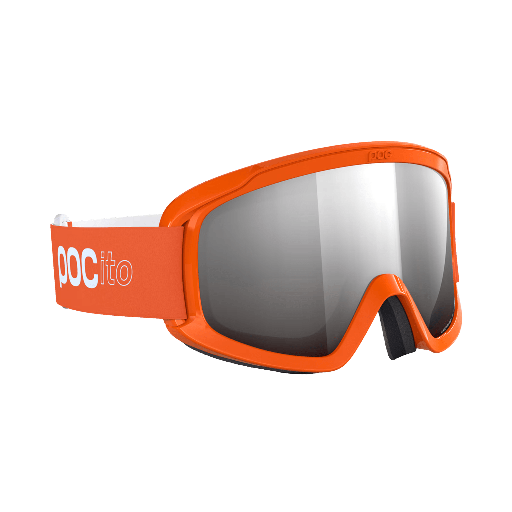 Goggles POC Youth POCito Opsin - Fluorescent Orange/Partly Sunny Silver - Genetik Sport