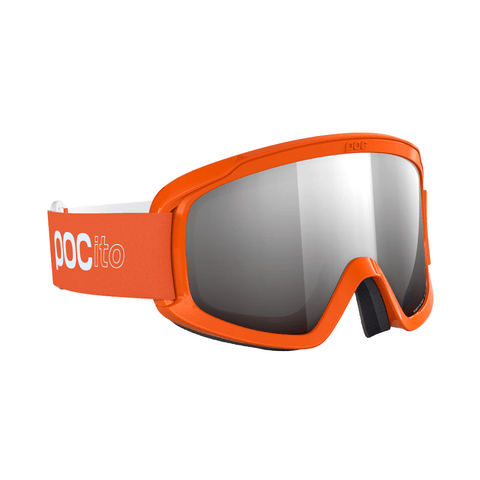 Goggles POC Youth POCito Opsin - Fluorescent Orange/Partly Sunny Silver - Genetik Sport