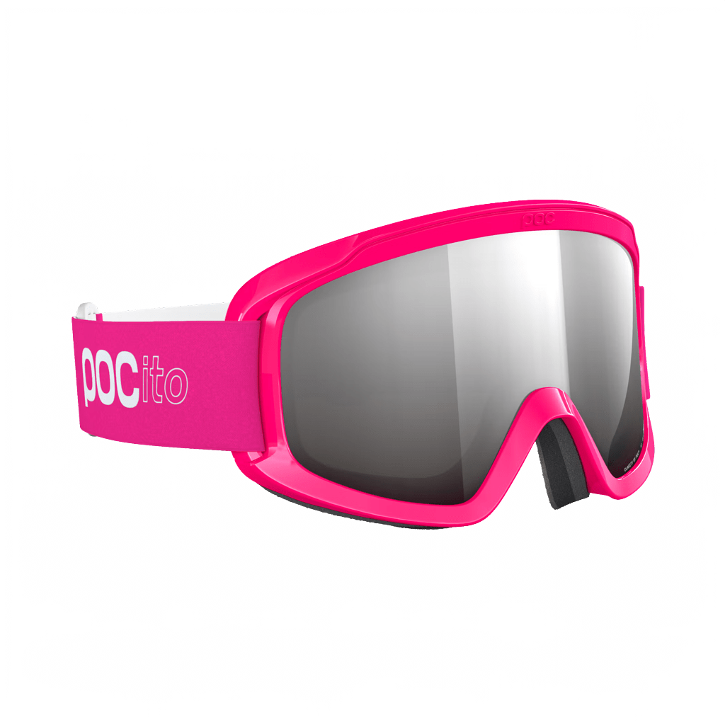 Goggles POC Youth POCito Opsin - Fluorescent Pink/Partly Sunny Silver - Genetik Sport