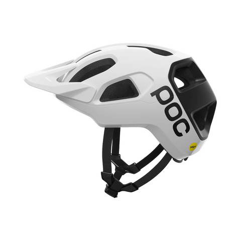 Helmet POC Cularis W/ Logo - Hydrogen White/Uranium Black Matt - Genetik Sport