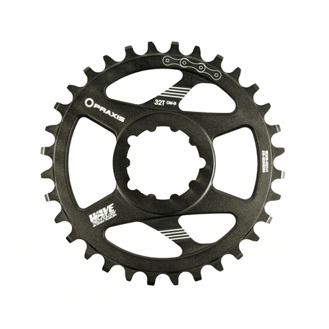 Chainring Praxis Wave DM-B 0mm Offset 32T - Genetik Sport