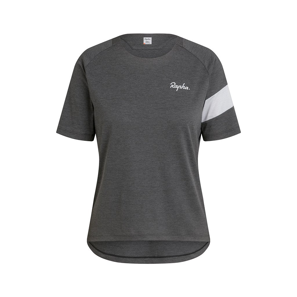 Jersey Rapha Womens Trail Technical SS - Dark Grey/Light Grey - Genetik Sport