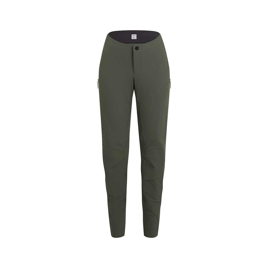 Pants Rapha Womens Trail - Dark Green/Tan - Genetik Sport