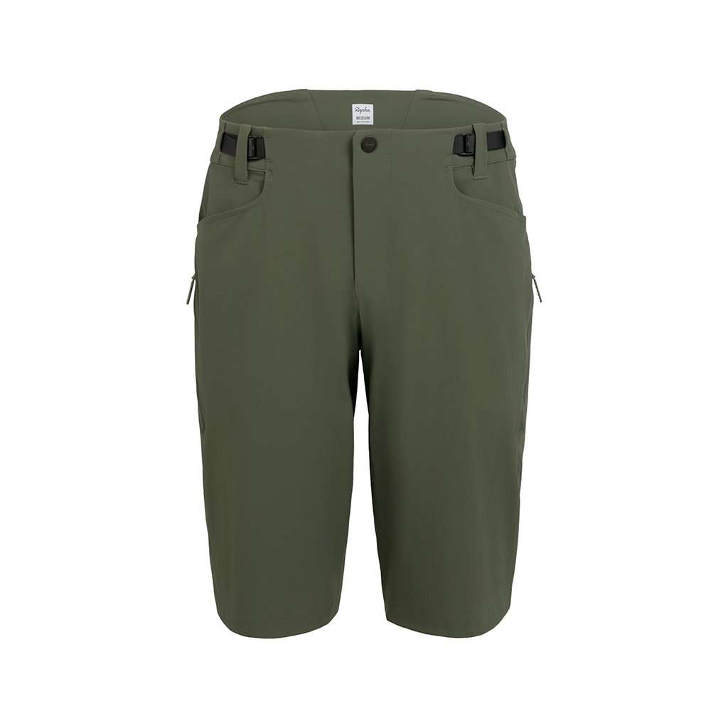 Shorts Rapha Mens Trail - Dark Khaki/Tan - Genetik Sport