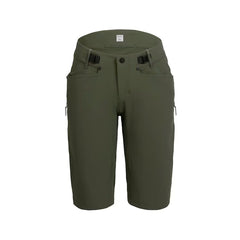 Shorts Rapha Womens Trail - Dark Green/Tan - Genetik Sport