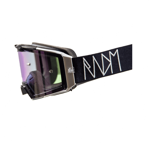 MTB Goggles RNDM Outline - Black & White - Genetik Sport