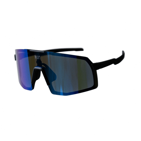 Sunglasses RNDM Flow Black - Clear + Blue Lens - Genetik Sport
