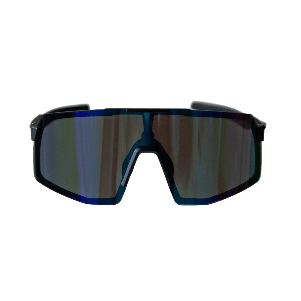 Sunglasses RNDM Flow Black - Clear + Blue Lens - Genetik Sport