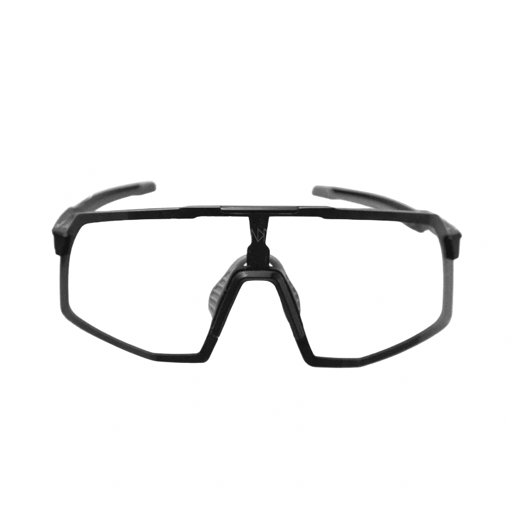 Sunglasses RNDM Flow Black - Clear + Blue Lens - Genetik Sport