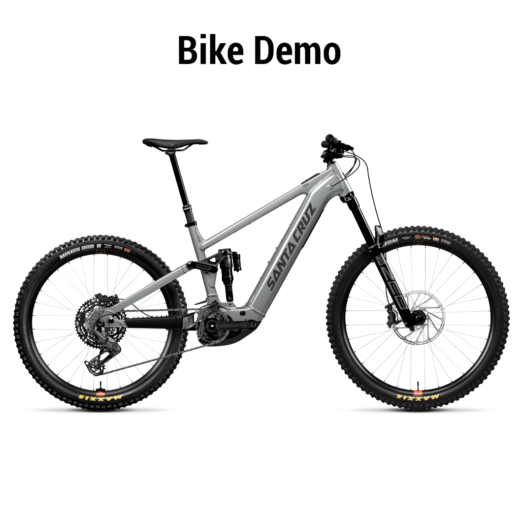 Demo E-Bike Santa Cruz Vala Mx AL 70 - Gloss Lunar Gray - Genetik Sport