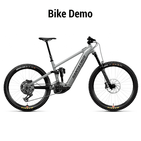 Demo E-Bike Santa Cruz Vala Mx AL 70 - Gloss Lunar Gray - Genetik Sport