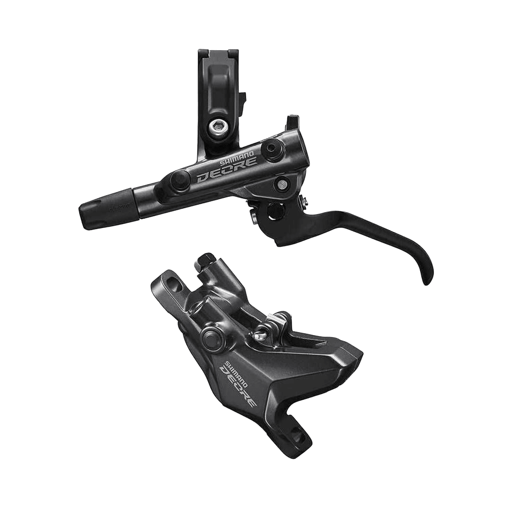 Disc Brake Set Shimano Deore BL - M6100(L) BR - M6100(F) W/ Metal Pads - Genetik Sport