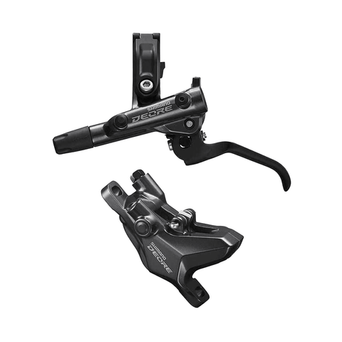 Disc Brake Set Shimano Deore BL - M6100(L) BR - M6100(F) W/ Metal Pads - Genetik Sport