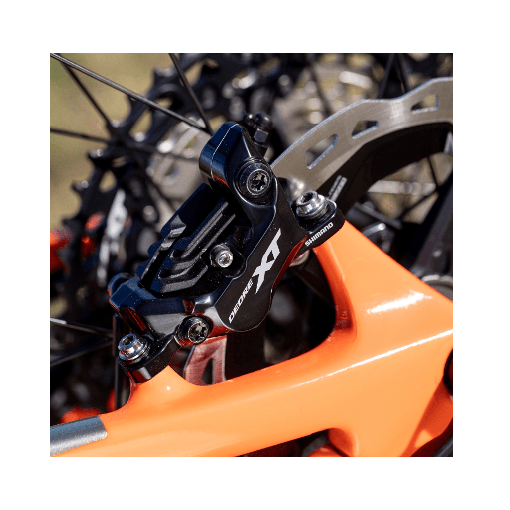 Disc Brake Set Shimano XT BL - M8100(L) BR - M8120(F) W/ Metal Pads - Genetik Sport