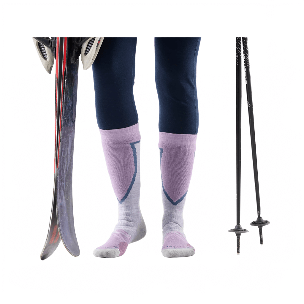 Socks Smartwool Womens Ski Full Cushion OTC - Purple - Genetik Sport