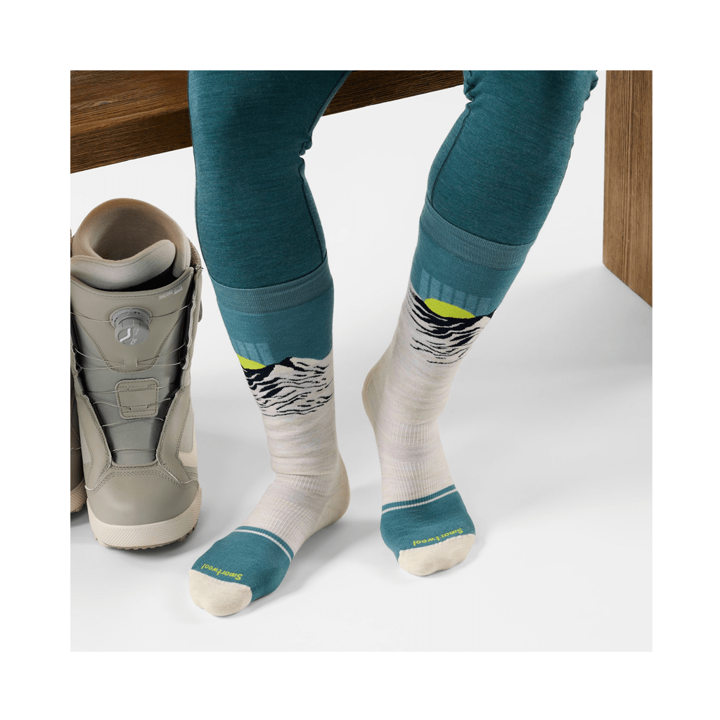 Socks Smartwool Womens Snowboard Targeted Cushion Valley Sunset OTC - Moonbeam - Genetik Sport