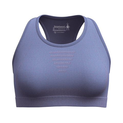 Sports Bra Smartwool Intraknit Racerback - Nightfall Blue Heather - Genetik Sport