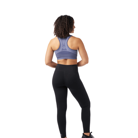 Sports Bra Smartwool Intraknit Racerback - Nightfall Blue Heather - Genetik Sport