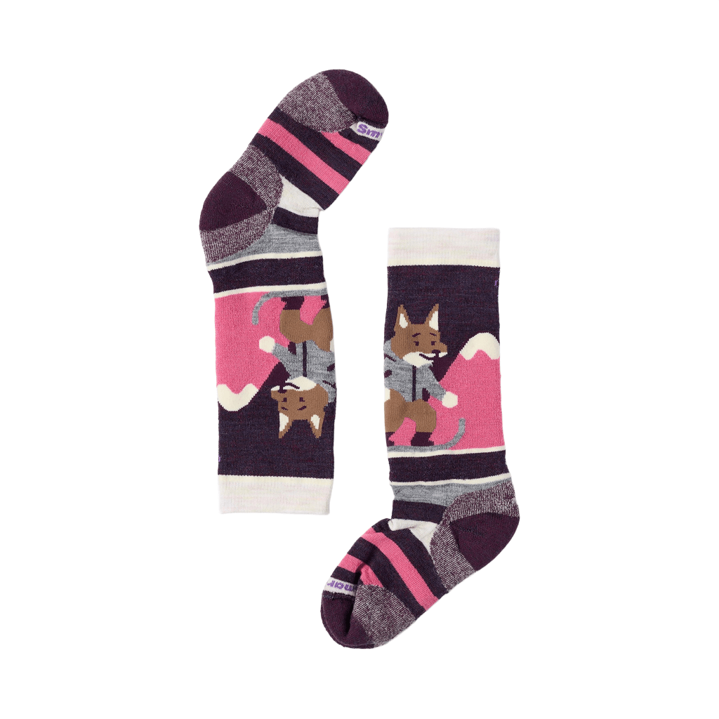 Youth Socks Smartwool Wintersport Full Cushion Fox Glade OTC - Moonbeam - Genetik Sport