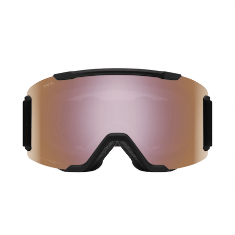 Goggles Smith Squad Black - ChromaPop Everyday Rose Gold Mirror - Genetik Sport