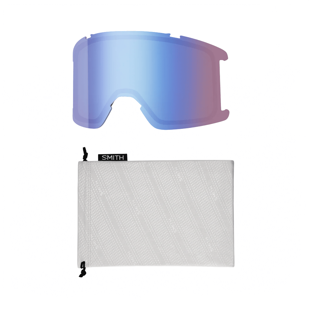 Goggles Smith Squad White Vapor - ChromaPop Everyday Rose Gold Mirror - Genetik Sport