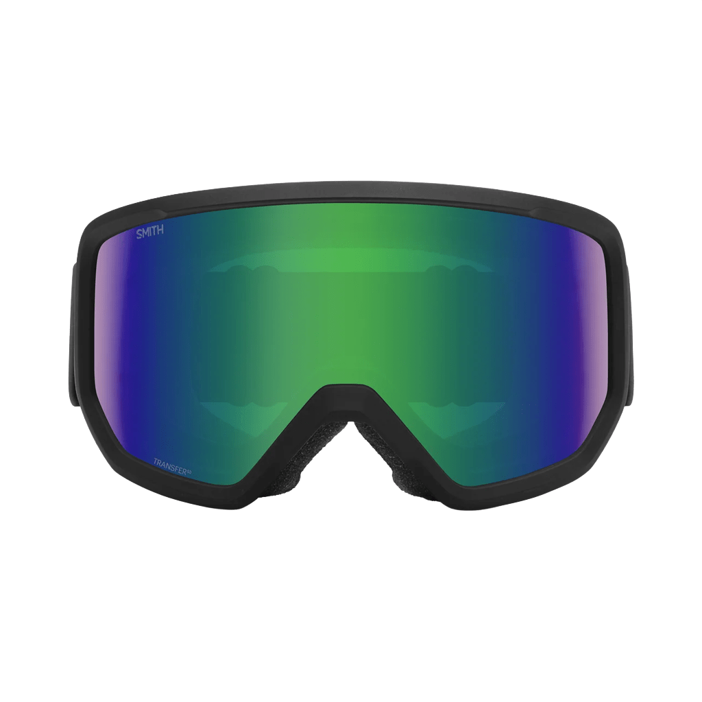 Goggles Smith Transfer Black - Green Sol-X Mirror - Genetik Sport